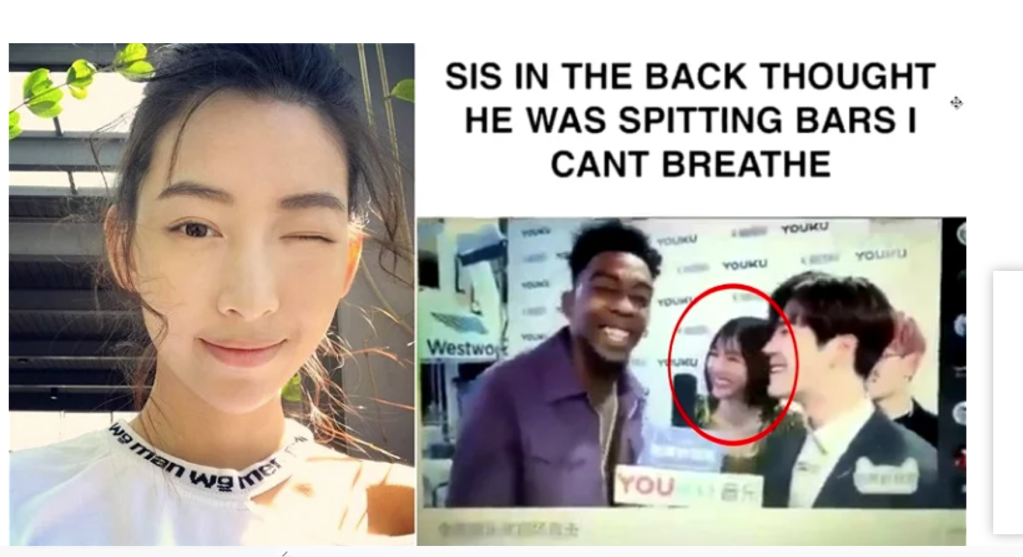 Step into the whimsical world of music mishaps with this candid snapshot! Imagine the scene: Desiigner, the mastermind behind the chart-topping hit "Panda," finds himself in the midst of a lively interview in China. But wait, the plot thickens – he's mistaken for a rapper during this encounter with none other than the sensational Jackson Wang of Got7.

The setting is none other than the aftermath of the 2017 American Music Awards, where Desiigner had already been making waves in Los Angeles. As the interview unfolds, it takes an unexpected turn, revealing a delightful surprise stealing the spotlight.

Enter an unsuspecting woman in the background, seizing the moment to showcase her dance prowess. What's her muse, you ask? Desiigner's every word! In a quirky twist of fate, she becomes the accidental dance sensation of the show, grooving as if she's front-row at a rap concert, responding to Desiigner's beats with unbridled enthusiasm.

This spontaneous dance-off unfolds against the backdrop of a conversation that was meant to be solely about music. The fusion of Desiigner's animated interview and the impromptu dance performance creates a delightful spectacle, infusing an ordinary moment with unexpected charm. So, buckle up for a laughter-filled journey as the accidental dancing queen adds her unique moves to Desiigner's rhythm, turning a routine interview into an unforgettable and amusing dance extravaganza on live TV!