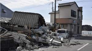 In the aftermath of the earthquake, a haunting tableau unfolds through this photograph. The shattered road, a stark symbol of the seismic force, stretches ahead as a testament to the disruptive power of nature. Against this fractured backdrop, a solitary van stands as a resilient survivor, battered but not defeated. Nearby, a few individuals, silhouetted against the rubble, symbolize the collective strength and resilience of a community confronting adversity. The broken road becomes a metaphor for both physical and metaphorical journeys, while the presence of people and a van conveys a stirring narrative of resilience, recovery, and the human spirit prevailing against the odds.
