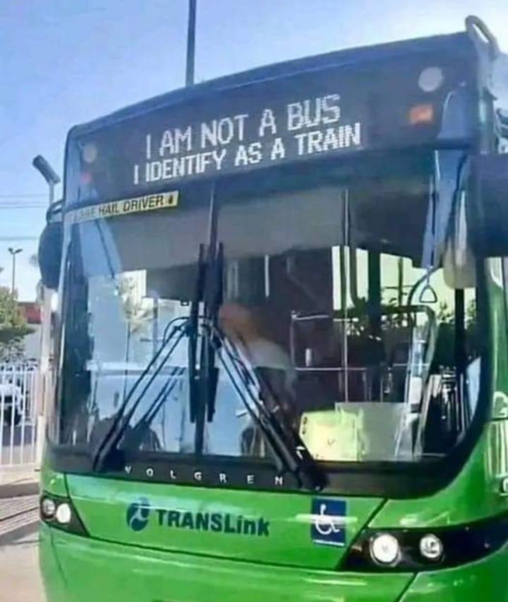 When Buses Identify as Trains: A New Era of Transportation&nbsp;Self-Expression