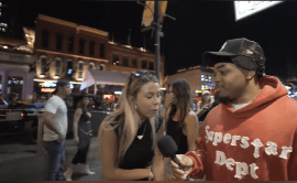 Hailey Welch replying with "Hawk Tuah" in a lively conversation.
Description: This image captures Hailey Welch in the moment she responds with the phrase "Hawk Tuah," a line that brought her viral fame. Her expression is playful, capturing the spirit of the moment that resonated with millions.