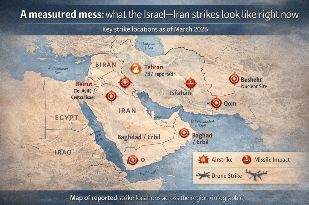 A measured mess: what the Israel–Iran strikes look like right&nbsp;now