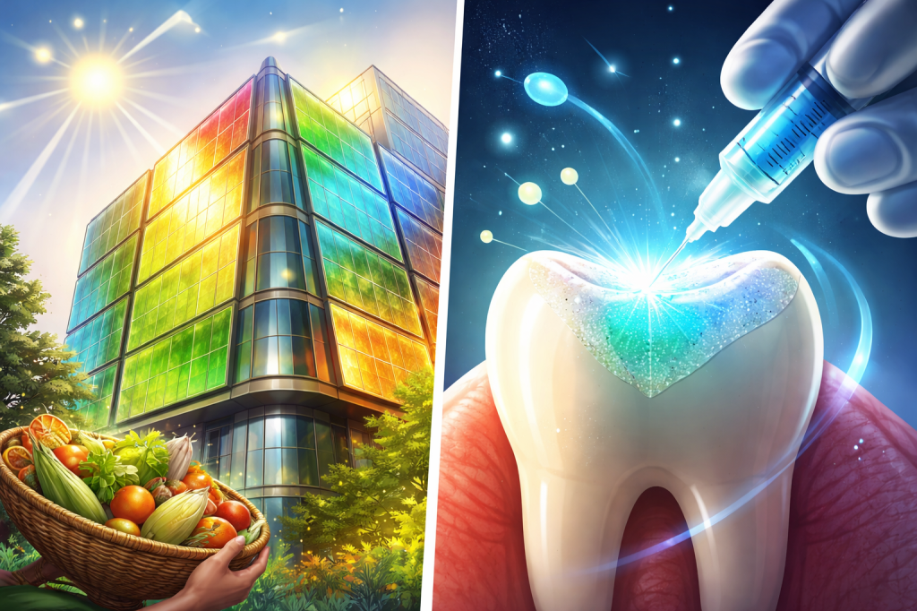 From Crop Waste to Tooth Repair: Two Tiny Science Breakthroughs With Big Main-Character Energy