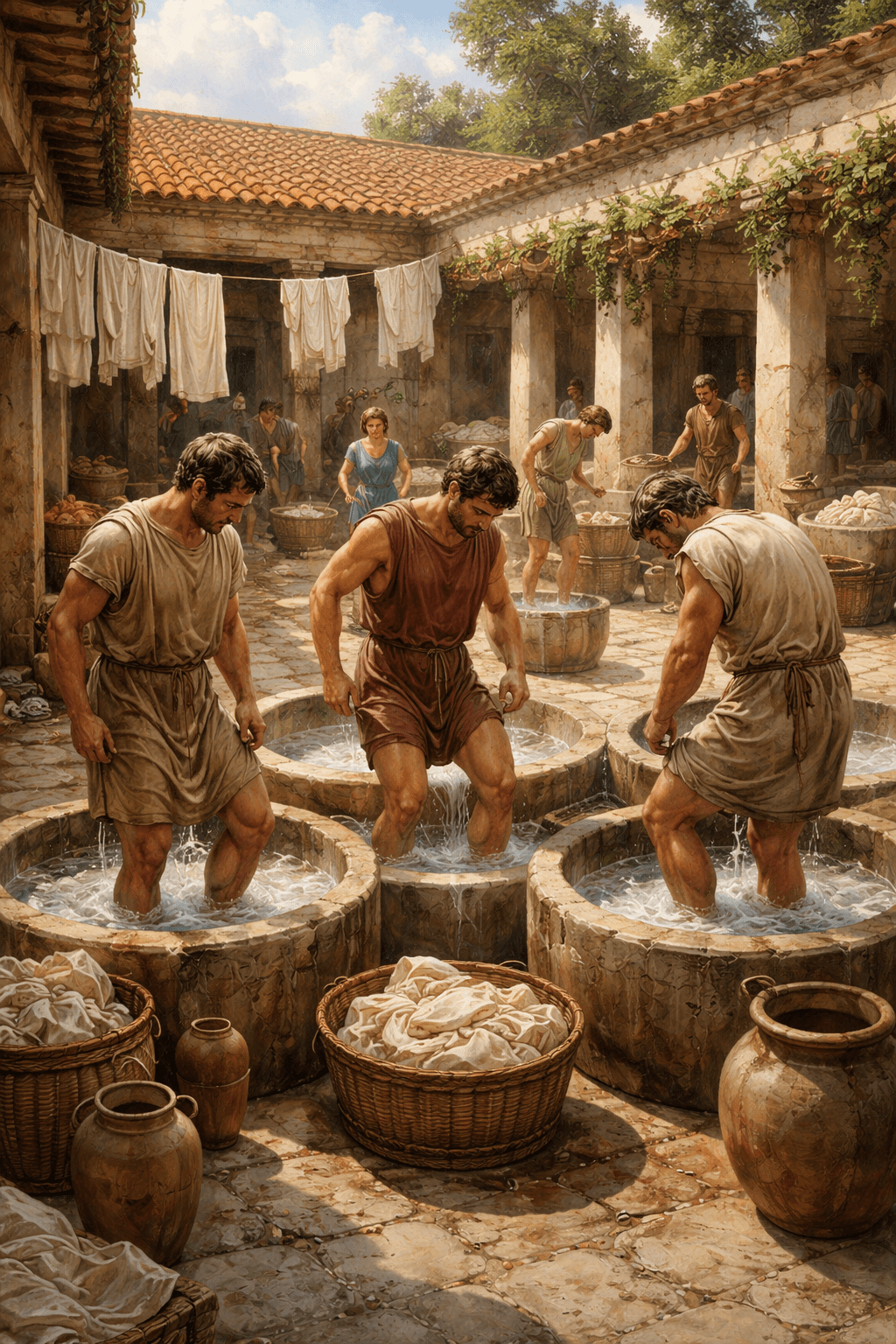 How Romans and Medieval Europeans Whitened Clothes Without Bleach (and With Questionable Life&nbsp;Choices)