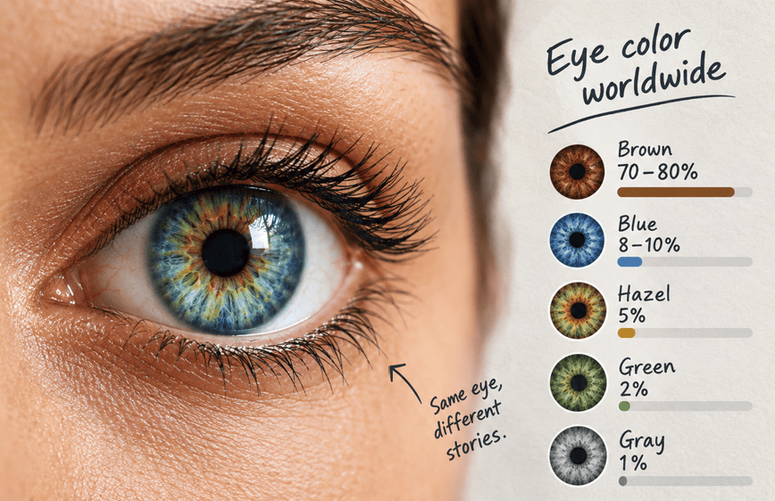 Eye Color Percentages: The Science, Genetics and Fun Facts Behind Your Eyes