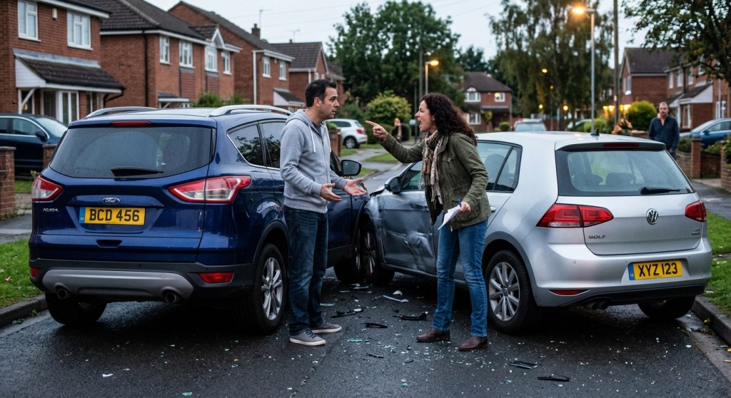 Driver Reverses Into Parked Car and Demands Insurance From the Owner
